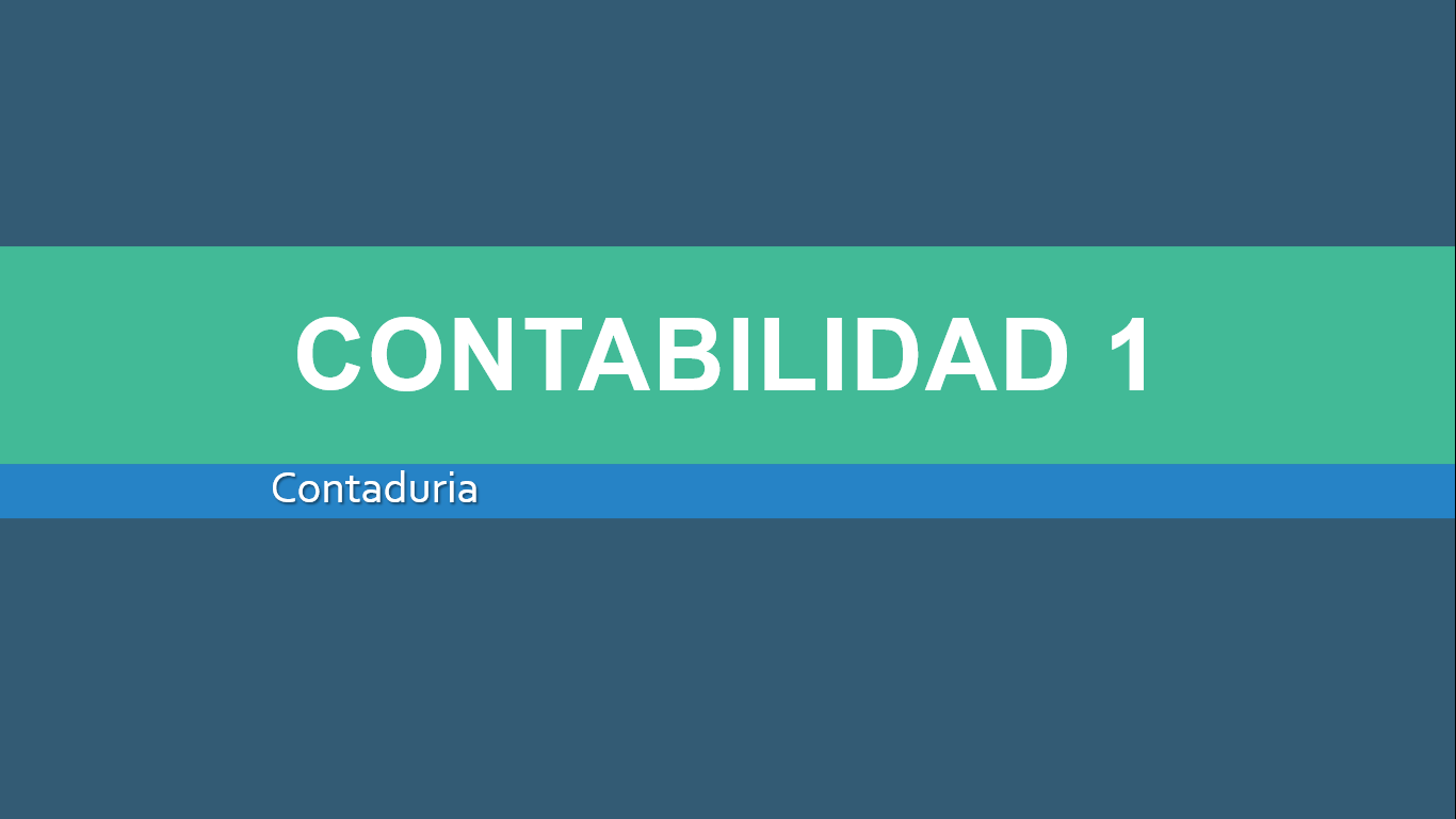 CONTABILIDAD I VIRTUAL NOCHE (CONTADURIA)