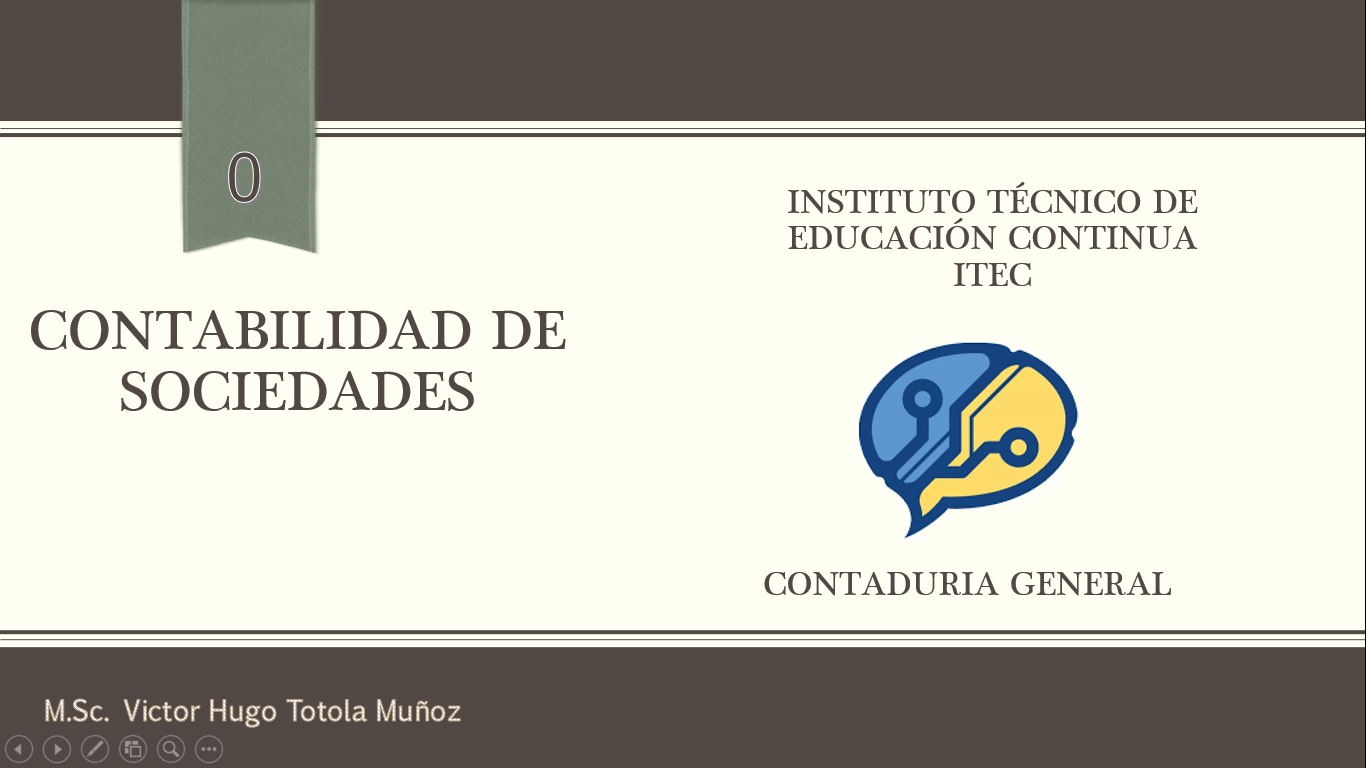 CONTABILIDAD DE SOCIEDADES